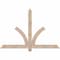 Ekena Millwork Redmond Smooth Timber Gable Bracket, Douglas Fir, 60"W x 40"H x 3 1/2"D x 3 1/2"F, 16/12 Pitch GBW060X40X0404RED00SDF - alternate 1